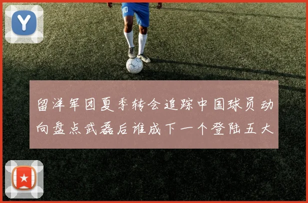 留洋军团夏季转会追踪中国球员动向盘点武磊后谁成下一个登陆五大联赛焦点